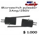 microswitch pulsador, 3amp, 250volt precio oferta rentagame$ 1.000