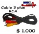 cable 3 plus rca oferta de rentagame $ 1.000