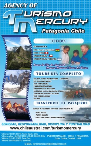 RODIMIR prestadores de Servicio tecnico en Chile en Punta Arenas |  LA PATAGONIA TOUR POR EL D�A A TORRES DEL PAINE GLACIAR PERITO MORENO, FUERTE BULNES CITY TOUR PINGUINERAS SENO OTWAY !! COTICE !!!
