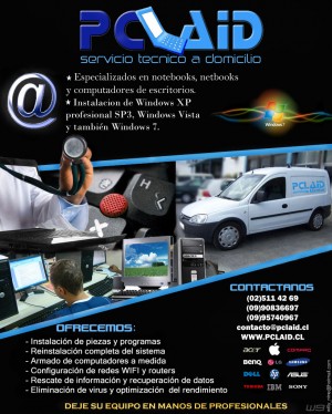  prestadores de Servicio tecnico en Chile en Santiago |  SERVICIO TECNICO Y MANTENCION DE COMPUTADORES A DOMICILIO, NOTEBOOK NETBOOK MAC Y PC DE ESCRITORIO