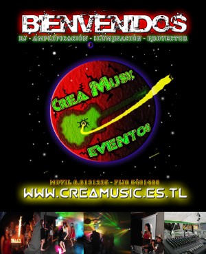 Crea music eventos prestadores de Servicio tecnico en Chile en Santiago |  Servicio para eventos-fiestas, discopeque , cumplea&ntilde;os , matrimonio y mucho m&aacute;s