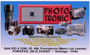 PHOTOTRONIC Anuncios gratis en Providencia |  REPARACION DE CAMARAS FOTOGRAFICAS DIGITALES,Y ANALOGAS, REPARACION DE LENTES,FOTOGRAFICOS,FLASH,FOTOMETROS;TODAS LAS MARCAS