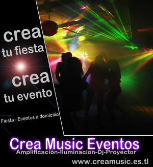 crea music prestadores de Servicio tecnico en Chile en Santiago |  dj Fiesta de cumplea&ntilde;os 15 a&ntilde;os , disco peque , matrimonios y mucho mas, amplificacion , iluminacion , dj , proyector multimedia