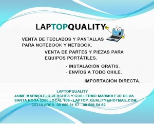 Laptop quality prestadores de Servicio tecnico en Chile en Santiago |  Venta teclados y pantallas de notebook y netbook., Vriadas marcas y modelos