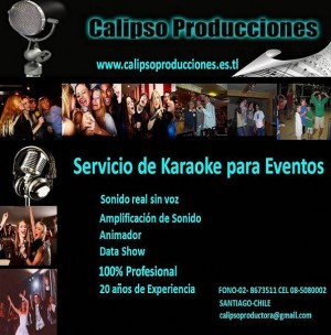 calipsoproducciones prestadores de Servicio tecnico en Chile en Las Condes |  Karaoke ni&ntilde;os y adultos, cumplea&ntilde;os, fiestas , Animador de bingo karaoke y eventos sociales