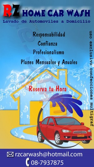 rz home car wash prestadores de Servicio tecnico en Chile en Santiago |  lavado de autos a domicilio servicio profesional, en la comodidad de tu casa o trabajo