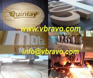 Vbravo Publicidad prestadores de Servicio tecnico en Chile en Santiago |  Servicio de Corte con CNC router, plasma, l&aacute;ser, letras y logos, numeros, en madera, mdf, trupan,acrilico,etc