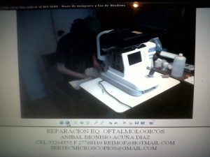 sebastian acu&ntilde;a negrete prestadores de Servicio tecnico en Chile en Santiago |  Reparacion autorefractometro modop digital rk-80 tomey nidek, Calibracion mantencion certficacion reparacion