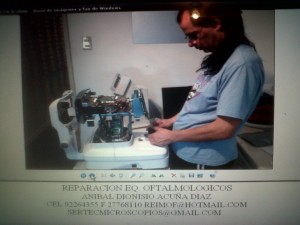 sebastian acu&ntilde;a negrete prestadores de Servicio tecnico en Chile en Santiago |  Reparacion kr-8000pa autoquerato refract&oacute;metro con top&oacute;grafo corneal, Mantencion calibracion instalacion reparacion