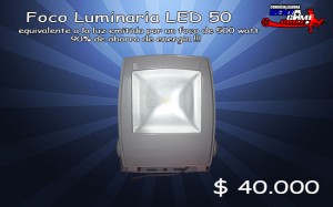 RENTAGAME CHILE prestadores de Servicio tecnico en Chile en Santiago |  Foco luminaria led 50 watt/precio: $ 40.000, Ahorre hasta un 90% de energia electrica, con la iluminacion led