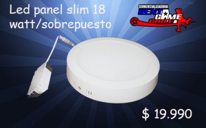 RENTAGAME CHILE prestadores de Servicio tecnico en Chile en Santiago |  Led panel slim 18 watt/sobrepuesto/precio: $ 19.990, Ahorre hasta un 90% de energia electrica, con la iluminacion led