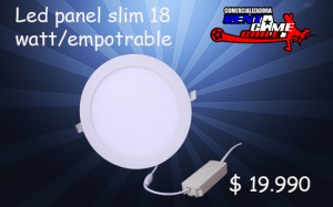 RENTAGAME CHILE prestadores de Servicio tecnico en Chile en Santiago |  Led panel slim 18 watt/empotrable/precio: $ 19.990, Ahorre hasta un 90% de energia electrica, con la iluminacion led