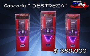 RENTAGAME CHILE prestadores de Servicio tecnico en Chile en Santiago |  Maquina de juego cascada destreza precio: $ 389.000, Maquinas de juego