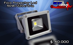 RENTAGAME CHILE prestadores de Servicio tecnico en Chile en Santiago |  Foco proyector led 50watt/220volt/luz fria/precio: $ 40.000, Ahorre hasta un 90% de energia electrica, con la iluminacion led