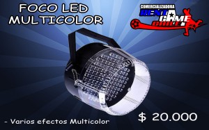RENTAGAME CHILE prestadores de Servicio tecnico en Chile en Santiago |  Foco led multicolor/varios efectos multicolor/precio: $ 20000, Iluminacion led