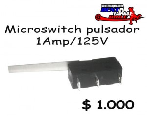 RENTAGAME CHILE prestadores de Servicio tecnico en Chile en Santiago |  Microswitch pulsador,1amp,125 v precio oferta de rentagame: $ 1.000, Electronica