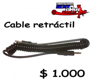RENTAGAME CHILE prestadores de Servicio tecnico en Chile en Santiago |  Cable retr&aacute;ctil precio oferta rentagame chile: $ 1.000, Audio-video