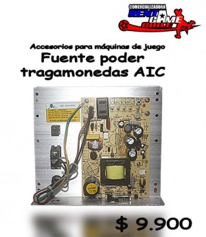 RENTAGAME CHILE prestadores de Servicio tecnico en Chile en La Cisterna |  Fuente poder tragamonedas aic/precio oferta: $ 9.900, Maquinas de juego/rentagame: accesorios,repuestos, servicio tecnico