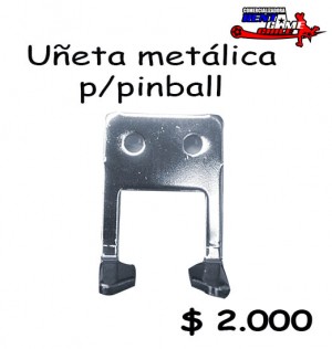 RENTAGAME CHILE prestadores de Servicio tecnico en Chile en Santiago |  U&ntilde;eta metalica para maquina de juego pinball/precio: $ 2.000, Rentagame: maquinas de juego:  accesorios,repuestos, servicio tecnico
