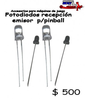 RENTAGAME CHILE prestadores de Servicio tecnico en Chile en Santiago |  Fotodiodos recep/emisor  para maquina de juego pinball/precio: $ 500, Rentagame: maquinas de juego:  accesorios,repuestos, servicio tecnico