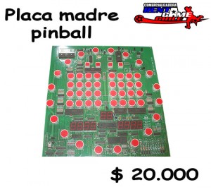 RENTAGAME CHILE prestadores de Servicio tecnico en Chile en Santiago |  Placa madre para maquina de juego pinball/precio: $ 20.000 pesos, Rentagame: maquinas de juego:  accesorios,repuestos, servicio tecnico
