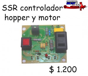RENTAGAME CHILE prestadores de Servicio tecnico en Chile en Santiago |  Ssr controlador hopper y motor/precio: $ 1.200, Maquinas de juego/rentagame: accesorios,repuestos, servicio tecnico