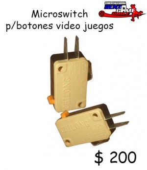 RENTAGAME CHILE prestadores de Servicio tecnico en Chile en Santiago |  Microswitch p/botones de video juegos/precio: $ 200, Rentagame: maquinas de juego:  accesorios,repuestos, servicio tecnico
