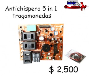 RENTAGAME CHILE prestadores de Servicio tecnico en Chile en Santiago |  Antichispero 5 in 1 tragamonedas/precio: $ 2.500 pesos, Maquinas de juego/rentagame: accesorios,repuestos, servicio tecnico