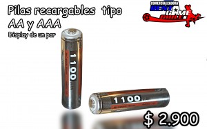 RENTAGAME CHILE prestadores de Servicio tecnico en Chile en La Cisterna |  Pilas recargables  tipo aa y aaa   en display de un par  $ 2.900, Rentagame: maquinas de juego:  accesorios,repuestos, servicio tecnico