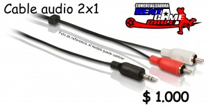 RENTAGAME CHILE prestadores de Servicio tecnico en Chile en La Cisterna |  Cable audio 2x1 /precio oferta: $ 1.000, Rentagame: maquinas de juego:  accesorios,repuestos, servicio tecnico