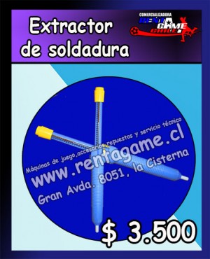 RENTAGAME CHILE prestadores de Servicio tecnico en Chile en La Cisterna |  Extractor de soldadura  precio $ 3.500, Rentagame: maquinas de juego:  accesorios,repuestos, servicio tecnico