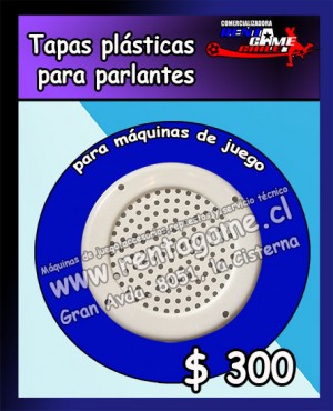 RENTAGAME CHILE prestadores de Servicio tecnico en Chile en La Cisterna |  Tapas pl&aacute;sticas para parlantes/m&aacute;quinas de juego  precio: $ 300, Rentagame: maquinas de juego:  accesorios,repuestos, servicio tecnico