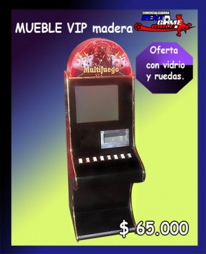 RENTAGAME CHILE prestadores de Servicio tecnico en Chile en La Cisterna |  Mueble vip madera/oferta de rentagame/ precio: $ 65.000 pesos, Rentagame: maquinas de juego:  accesorios,repuestos, servicio tecnico