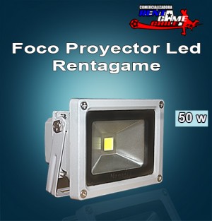 Rentagame chile prestadores de Servicio tecnico en Chile en Santiago |  Foco proyector led rentagame 50 watt/220 volt/luz fria $ 40.000, Iluminacion led, ahorre hasta un 90% de energia electrica