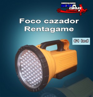 Rentagame chile prestadores de Servicio tecnico en Chile en Santiago |  Foco cazador rentagame/61led/alto alcance y luminosidad $ 25.000, Iluminacion led, ahorre hasta un 90% de energia electrica