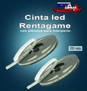 Rentagame chile prestadores de Servicio tecnico en Chile en Santiago |  Cintas led rentagame / 98 cm.  con silicona para interperie $ 3.900, Iluminacion led, ahorre hasta un 90% de energia electrica