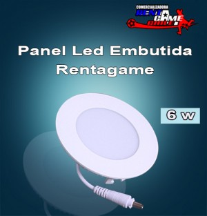 Rentagame chile prestadores de Servicio tecnico en Chile en Santiago |  Panel led embutida  rentagame /6 watt $ 6.990, Iluminacion led, ahorre hasta un 90% de energia electrica