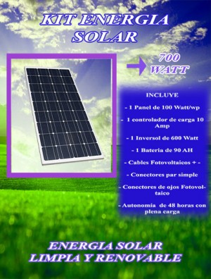 Rentagame chile prestadores de Servicio tecnico en Chile en Santiago |  Kit energ&iacute;a solar rentagame 700 watt dia $ 299.000, Energia solar limpia y renovable