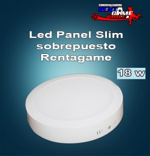Rentagame chile prestadores de Servicio tecnico en Chile en Santiago |  Led panel slim rentagame 18 watt/sobrepuesto $ 19.990, Iluminacion led, ahorre hasta un 90% de energia electrica
