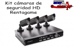 Rentagame chile prestadores de Servicio tecnico en Chile en Santiago |  Kit 4 c&aacute;maras de vigilancia hd rentagame $ 220.000, Rentagame es lider en iluminacion led, maquinas de juego, computacion