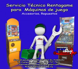 Rentagame chile prestadores de Servicio tecnico en Chile en Santiago |  Servicio t&eacute;cnico  rentagame para m&aacute;quinas de juego desde $ 3.000, Rentagame: maquinas de juego,accesorios, repuestos y serv. tecnico