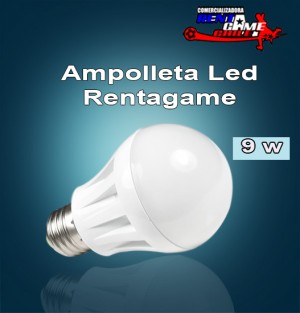 Rentagame chile prestadores de Servicio tecnico en Chile en La Cisterna |  Ampolleta led rentagame /9 watt/220 volt /luz fr&iacute;a, Iluminacion led, ahorre hasta un 90% de energia electrica