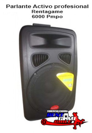 Rentagame chile prestadores de Servicio tecnico en Chile en La Cisterna |  Parlante activo profesional  rentagame /6000 pmpo, Rentagame: maquinas de juego,accesorios, repuestos y serv. tecnico