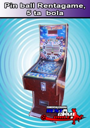 Rentagame chile prestadores de Servicio tecnico en Chile en La Cisterna |  Pin ball rentagame, 5 ta  bola/reserve su maquina con anticipacion, Rentagame: maquinas de juego,accesorios, repuestos y serv. tecnico