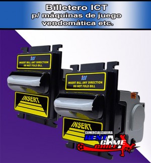 Rentagame chile prestadores de Servicio tecnico en Chile en Santiago |  Billetero rentagame /ict  vendomatica etc. ict p70 original  , Rentagame: maquinas de juego,accesorios, repuestos y serv. tecnico