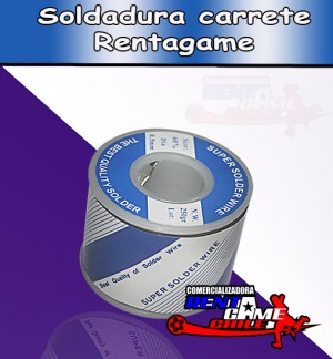 Rentagame chile prestadores de Servicio tecnico en Chile en La Cisterna |  Soldadura carrete rentagame /250 gr. 0,7mm/envios a todo chile, Rentagame: maquinas de juego,accesorios, repuestos y serv. tecnico