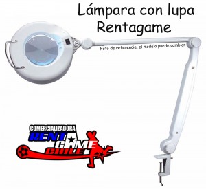 Rentagame chile prestadores de Servicio tecnico en Chile en La Cisterna |  Lampara con lupa rentagame/envios a todo chile, Rentagame: maquinas de juego,accesorios, repuestos y serv. tecnico