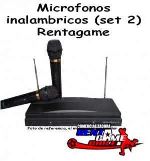 Rentagame chile prestadores de Servicio tecnico en Chile en La Cisterna |  Microfonos inalambricos rentagame (set 2)/envios a todo chile, Rentagame: maquinas de juego,accesorios, repuestos y serv. tecnico