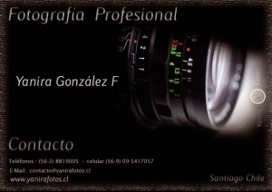 Yanira Gonz&aacute;lez F prestadores de Servicio tecnico en Chile en San Miguel |  Fotograf&iacute;a profesional,fotograf&iacute;a de retratos,books,fotograf&iacute;a publicitaria, Fotograf&iacute;a en estudio o terreno,fotografias con producci&oacute;n,books modelos