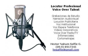  prestadores de Servicio tecnico en Chile en Santiago |  Locutor Profesional . . .Voz, Experiencia, Calidad., PUblicidad, Marketing, Eventos....